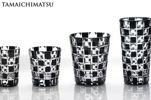 黒の江戸切子グラス