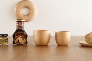 高橋工芸　木のコップ