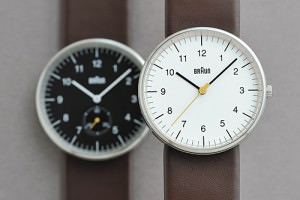 BRAUN Watch BN0021　ホワイト×シルバー×ブラウン 腕時計