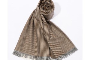 トゥモローランド COLOMBO ウール チェックマフラー