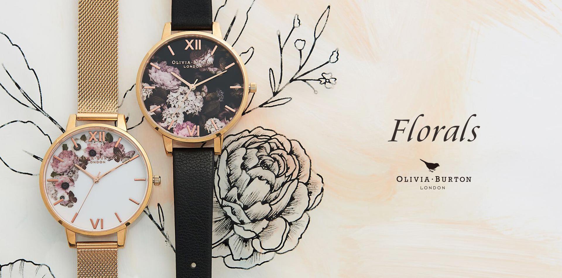 可愛い腕時計ブランド 人気の花柄はアクセサリー効果も抜群