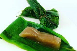 笹包みわらびもち　祥緑