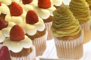 フェアリーケーキフェアの苺のショートケーキ、クラシックモンブラン