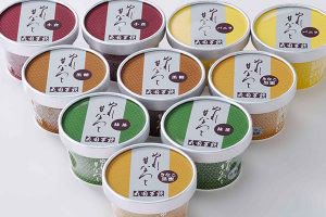 花園万頭のぬれ甘なつとアイス