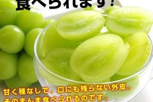 山梨県産のシャインマスカット