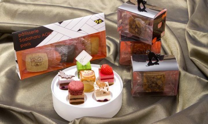サダハルアオキのハロウィン限定BOX!人気ケーキがプティフールに