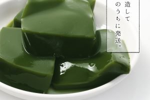 千紀園の宇治抹茶ゼリー