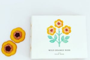 チューリップローズのワイルドオレンジローズ