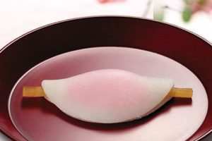 桂月堂の花びら餅