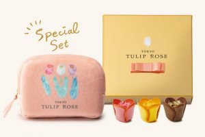 チューリップローズのジェイアール名古屋タカシマヤ限定ポーチセット