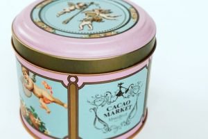 CACAO MARKET by MarieBelle,エンボスピンク缶