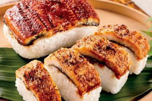 菊乃井,鰻と鱧の棒寿司