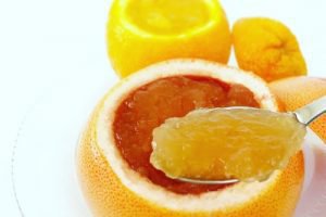 京橋千疋屋のくりぬきゼリーグレープフルーツ