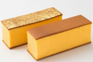 烏鶏庵の烏骨鶏かすていら,プレーン・金箔