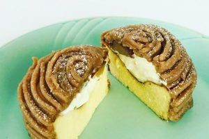 マヨルカのバスクチーズケーキモンブラン