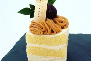 グラマシーニューヨークの和栗と和三盆のショートケーキ