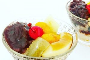 甘味処いり江のあんみつ,こし餡