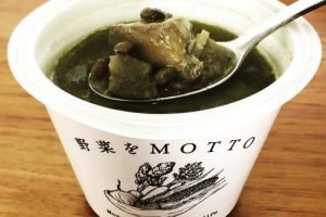 野菜をMOTTO,蒸し鶏白湯スープ