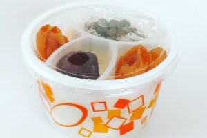 みつばちのお土産用あんず小倉あんみつ