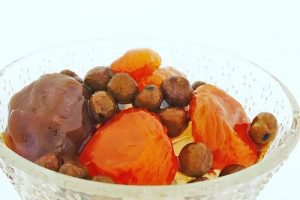 みつばちのお土産用あんず小倉あんみつ