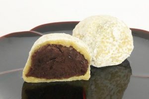 松島屋のきび大福の断面