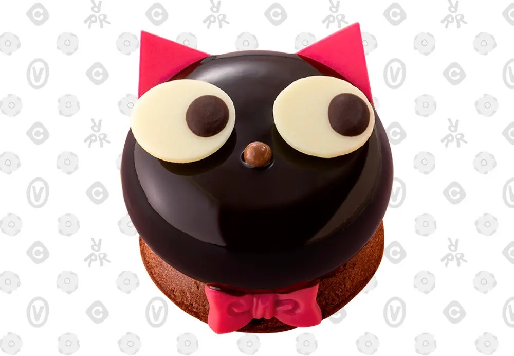 ベリールビーカットのハロウィン限定の黒猫ケーキ