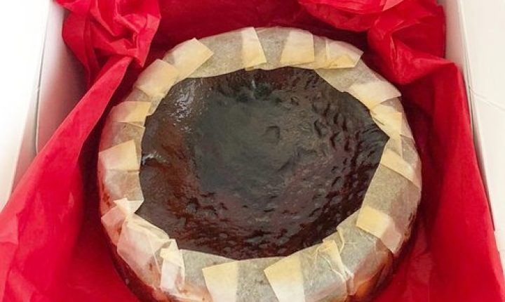 カオリーヌのバスクチーズケーキをお取り寄せ！黒いこげも絶妙！