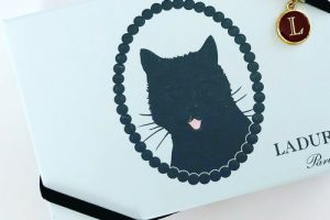 ラデュレのラング・ド・シャ サブレ ノワール＆レ