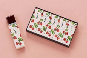 とらや,小型羊羹,いちご