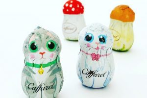 カファレルのチョコレート,包み紙