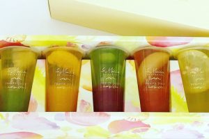 ラ・メゾン白金の2層のフルーツゼリー