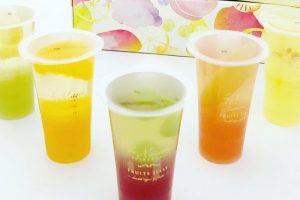 ラ・メゾン白金の2層のフルーツゼリー