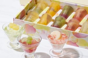 ラ・メゾン白金の2層のフルーツゼリー,10個入り