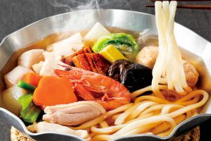 美々卯のうどんすきセット