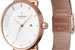 ノードグリーンの腕時計