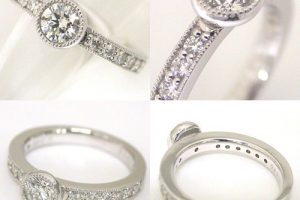 ダイヤモンドのエタニティリング,ハート＆キューピッド