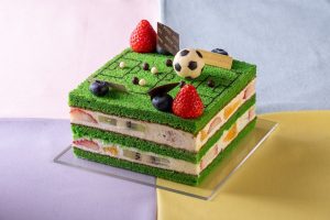 リーガロイヤルホテル東京　こどもの日ケーキ「サッカーグラウンド」 