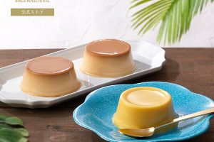 リーガロイヤルホテルのカスタード＆マンゴープリンセット