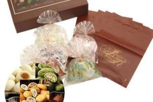 サロンドロワイヤルのチョコレートプチギフト5種セットの箱と袋