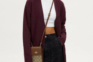 コーチのフォーン クロスボディ・シグネチャー キャンバス