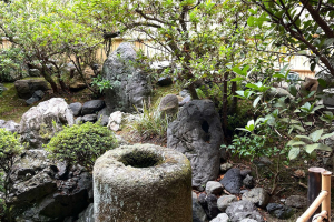 あぶり餅 一和の中庭