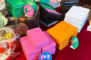 タイヨウノカンカンminiエンボス缶　～ポルボロン～