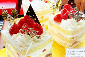 グラマシーニューヨークの大きめサイズのクリスマスケーキ