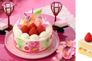 銀座コージーコーナーのひな祭りショートケーキ