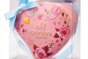 ゴディバのバレンタイン限定のミニハート缶