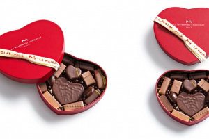 ラ・メゾン・デュ・ショコラのハート ギフトボックス