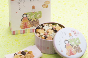 小倉山荘のひなあられ,春ひいな