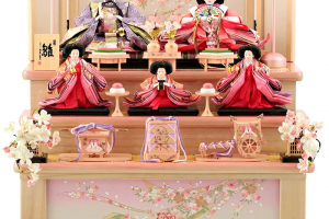 平安豊久作収納飾りのお雛様
