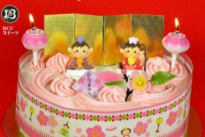 ひなケーキデコレーション