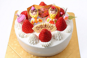 日本橋 千疋屋総本店のひなまつりデコレーションケーキ